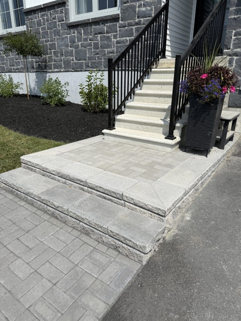 Stairs and landing